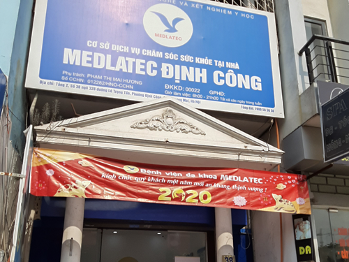 Văn phòng lấy mẫu MEDLATEC Định Công